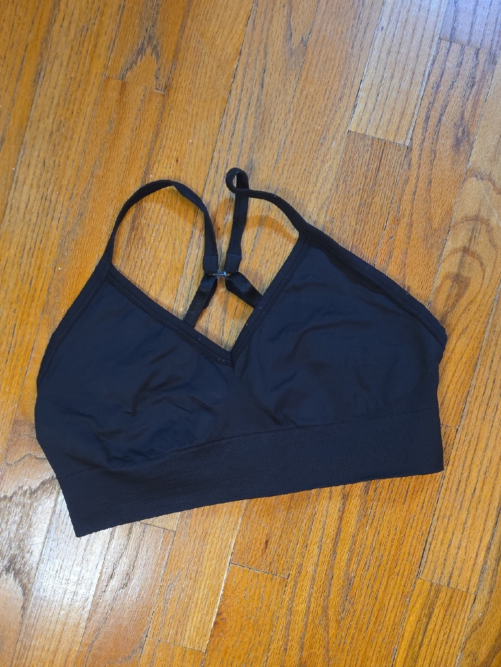 Lululemon ebb to street Bralette Size 10 Black (No Pads)